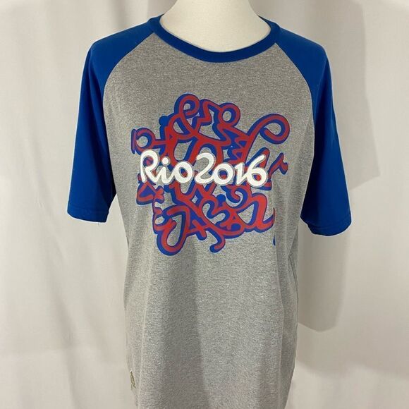 NWOT Rio Olympics 2016 Official Baseball T Shirt - Picture 1 of 8